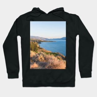 Summer Evening View of Okanagan Lake and Naramata Hoodie